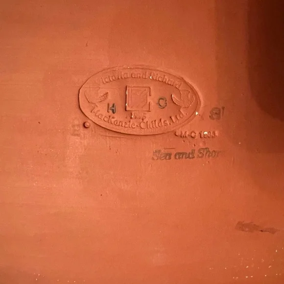 Mackenzie Childs Torquay Frank & Mustard Roses Square Platter - Picture 6 of 13